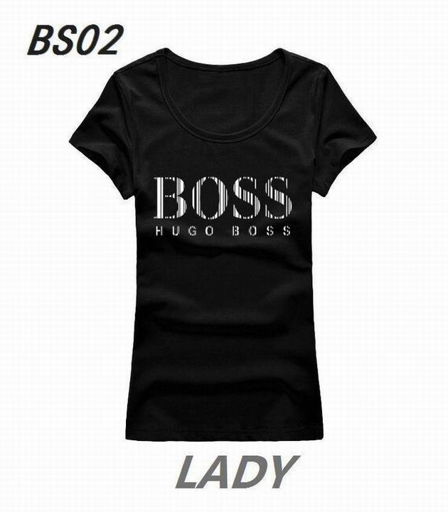 BOSS short round collar T woman S-XL-045